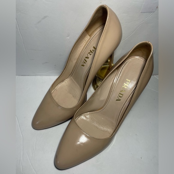 Prada shoes /Prada/.   Patent Leather Nude - Picture 6 of 12